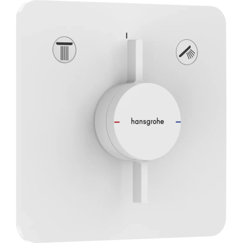 Душевой комплект білий матовий  Hansgrohe  DuoTurn Q   Pulsify Е 260 1jet   8в1 White   24330700