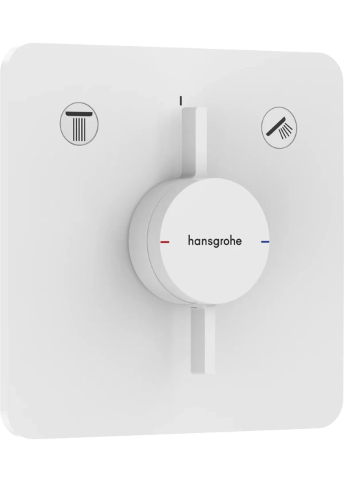 Душевой комплект білий матовий  Hansgrohe  DuoTurn Q   Pulsify Е 260 1jet   8в1 White   24330700