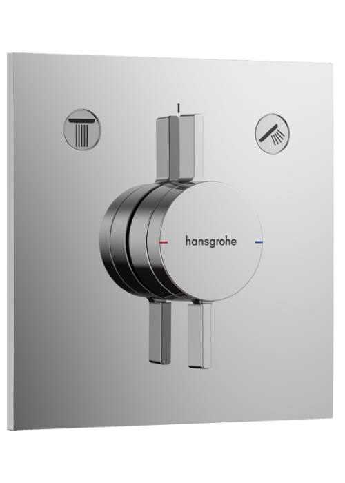 Смеситель скрытого монтажа Hansgrohe DuoTurn E на 2 функции, Chrome 75417000