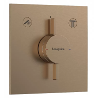 Змішувач прихованого монтажу Hansgrohe DuoTurn E на 2 функції, Brushed Bronze 75417140