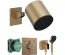 Душовий комплект Hansgrohe DuoTurn E 6в1 Bronce 75417140+01500180+26887140+24110140+24139140+24130140