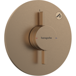 Змішувач прихованого монтажу Hansgrohe DuoTurn S на 1 функцію, Brushed Bronze 75618140