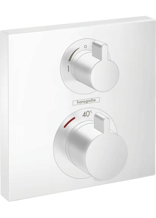 Термостат для душа Hansgrohe Ecostat Square Matt White 15714700