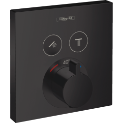 Термостат для душа Hansgrohe ShowerSelect Matt Black 15763670