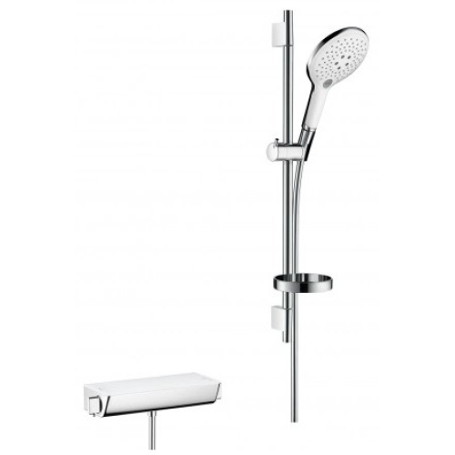 Змішувач для душу Hansgrohe Ecostat Select із душовим набором 27036400