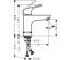 Змішувач для раковини одноважільний Hansgrohe Focus 31517000