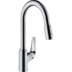 Змішувач для кухні Hansgrohe Focus M42 з висувним зливом Chrome 71800000