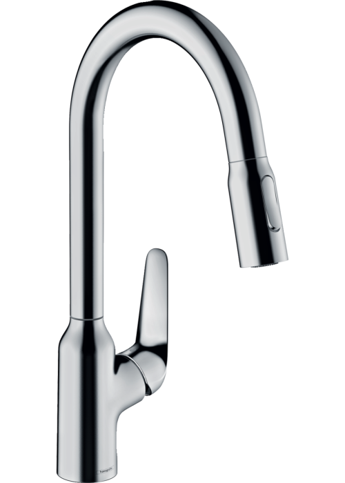 Змішувач для кухні Hansgrohe Focus M42 з висувним зливом Chrome 71800000