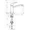 Кухонний змішувач Hansgrohe Focus E2 (31804000)