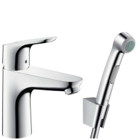 Змішувач для умивальника Hansgrohe Focus (31927000) з гігієнічним душем