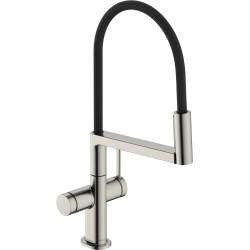 Змішувач для кухні Hansgrohe Talis Select M54 PowderSpray з висувним душем, сталь 72861800