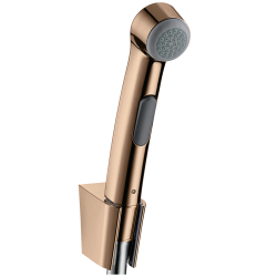 Гигиенический душ со шлангом Hansgrohe Polished 1.2 м и держателем Red Gold (32129300)