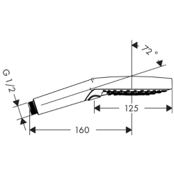 Ручной душ Hansgrohe Raindance Select S 3jet P 26014000