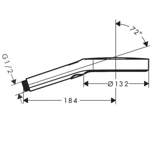 Ручний душ Hansgrohe Rainfinity 26864700 3jet