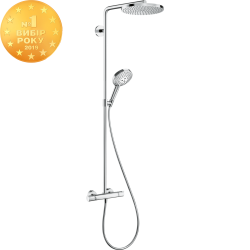 Душова система з термостатом Hansgrohe Raindance Select S Showerpipe 240 1jet P, 27633000