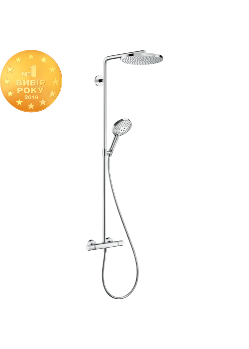 Душова система з термостатом Hansgrohe Raindance Select S Showerpipe 240 1jet P, 27633000