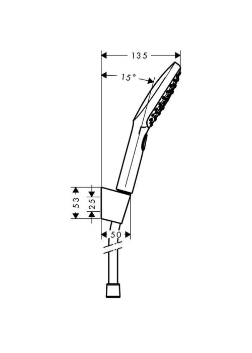 Душовий набір Hansgrohe Raindance Select S 3jet P, 27668000