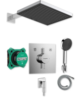 Душова система прихованого монтажу Hansgrohe DuoTurn E Pulsify Е 260 1jet 8в1 Chrome 20260023