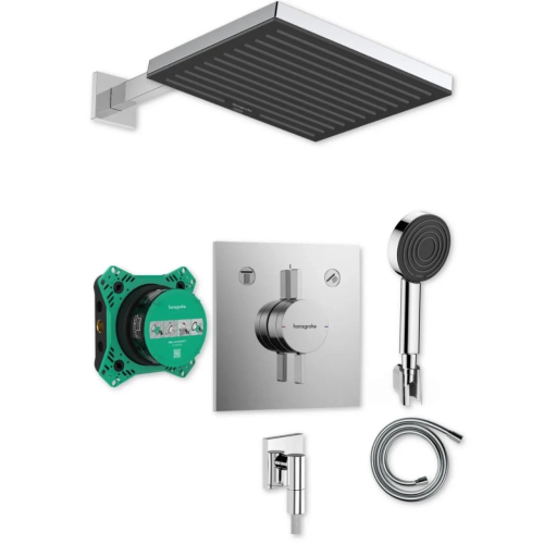 Душова система прихованого монтажу Hansgrohe DuoTurn E  Pulsify Е 260 1jet  8в1 Chrome  20260023