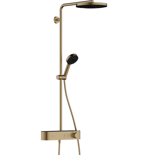 Душова система Hansgrohe Pulsify Showerpipe 260 1jet 400, Brushed Bronze (24220140)