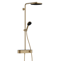 Душова система Hansgrohe Pulsify Showerpipe 260 1jet 400 EcoSmart, Brushed Bronze (24221140)