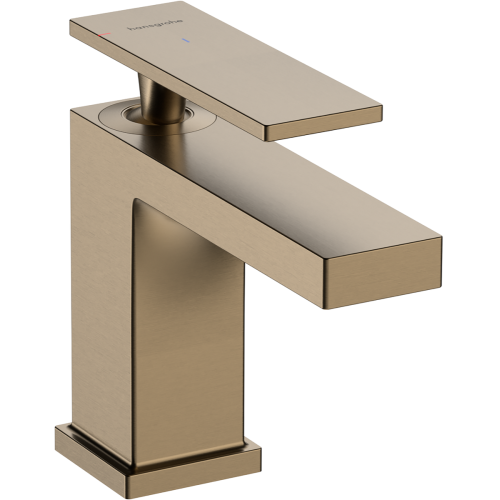 Змішувач Hansgrohe Tecturis E 80 CoolStart для умивальника без донного клапана, Brushed Bronze (73001140)