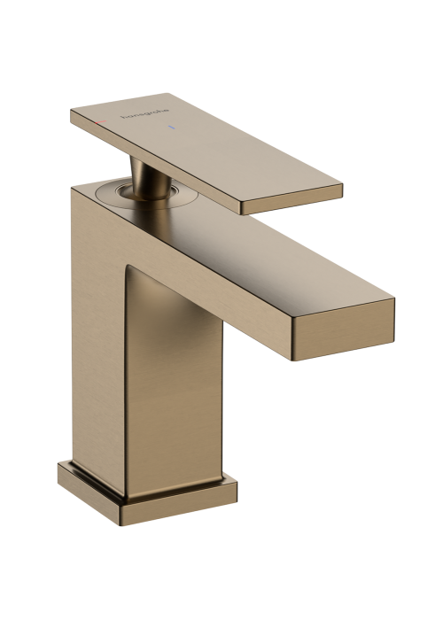 Смеситель Hansgrohe Tecturis E 80 CoolStart для умывальника, Brushed Bronze (73002140)