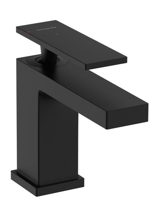 Смеситель Hansgrohe Tecturis E 80 CoolStart для умывальника, Matt Black (73002670)