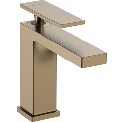 Змішувач Hansgrohe Tecturis E 110 для умивальника без донного клапана, Brushed Bronze (73011140)