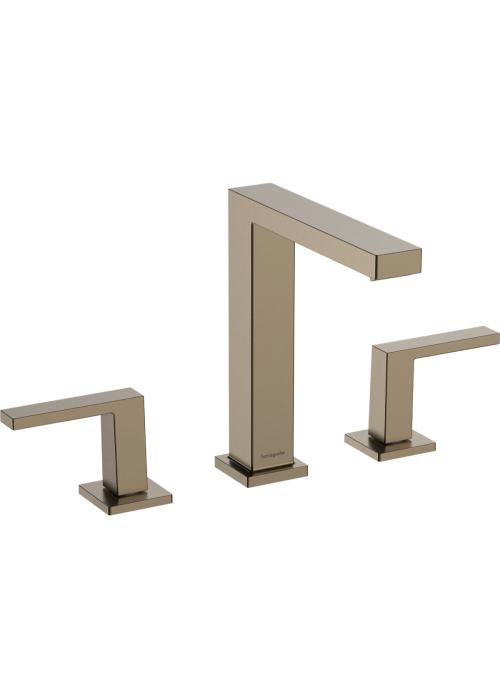 Змішувач Hansgrohe Tecturis E для умивальника на 3 отвори, Brushed Bronze (73030140)