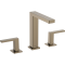 Змішувач Hansgrohe Tecturis E для умивальника на 3 отвори, Brushed Bronze (73030140)