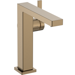 Смеситель Hansgrohe Tecturis E 150 Fine CoolStart для умывальника без донного клапана, Brushed Bronze (73041140)