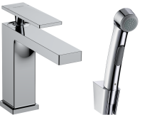 Змішувач Hansgrohe Tecturis E 110 для умивальника з гігієнічною лійкою, Chrome (73210000)