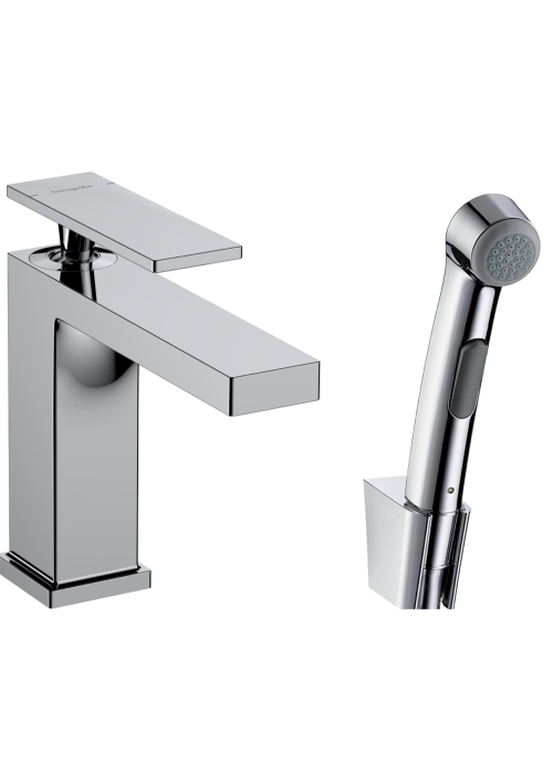 Змішувач Hansgrohe Tecturis E 110 для умивальника з гігієнічною лійкою, Chrome (73210000)