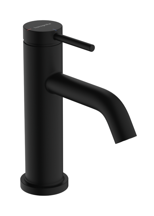 Смеситель Hansgrohe Tecturis S 80 CoolStart для умывальника без донного клапана, Matt Black (73301670)