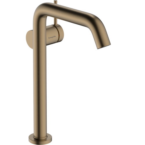 Смеситель Hansgrohe Tecturis S 240 Fine CoolStart для умывальника без донного клапана, Brushed Bronze (73372140)