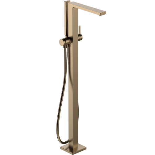 Змішувач Hansgrohe Tecturis E для ванни підлоговий, Brushed Bronze (73445140)