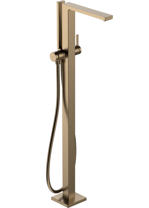 Смеситель Hansgrohe Tecturis E для напольной ванны, Brushed Bronze (73445140)