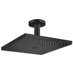 Верхній душ Hansgrohe Raindance Select E 300 1jet Air з тримачем до стелі Matt Black 26250670