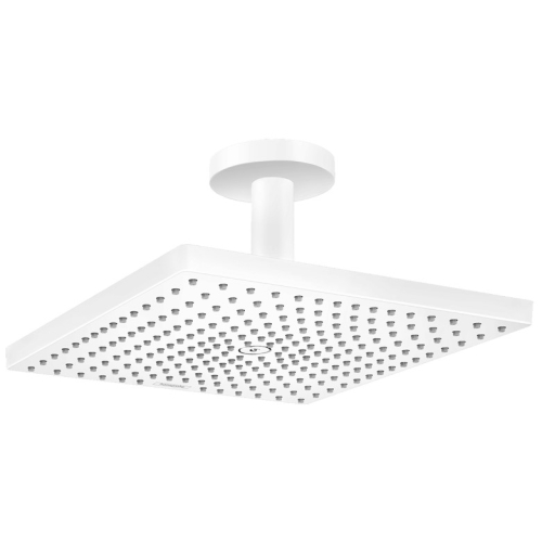 Верхній душ Hansgrohe Raindance Select E 300 1jet Air з тримачем до стелі Matt White 26250700