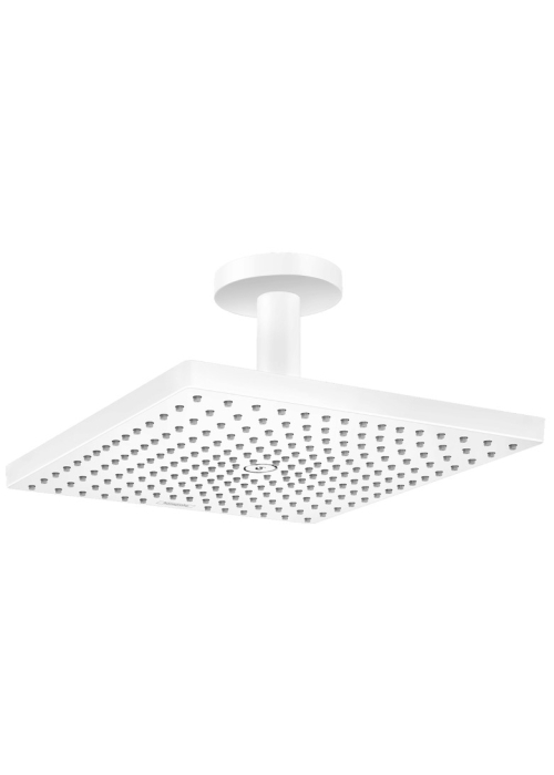 Верхній душ Hansgrohe Raindance Select E 300 1jet Air з тримачем до стелі Matt White 26250700