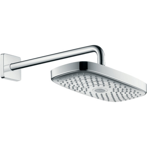 Верхній душ Hansgrohe Raindance Select E 300 2jet Air EcoSmart 9 л/хв з утримувачем 26609000