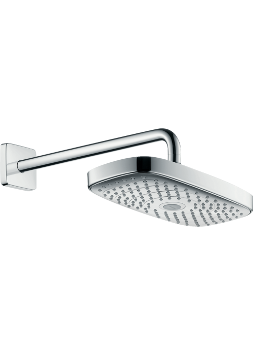 Верхній душ Hansgrohe Raindance Select E 300 2jet Air EcoSmart 9 л/хв з утримувачем 26609000