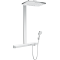 Душова система Hansgrohe Rainmaker Select Showerpipe 460 2jet з термостатом, білий/хром 27109400