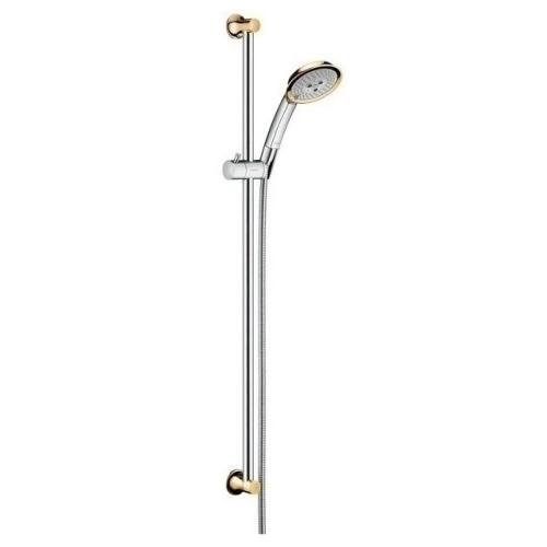 Душовий набір Hansgrohe Raindance Classic 100 3jet 90см Chrome/Gold Optic 27841090