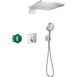 Душовий комплект Hansgrohe Raindance E 300 1jet ShowerSelect Square 6в1 27952000 хром