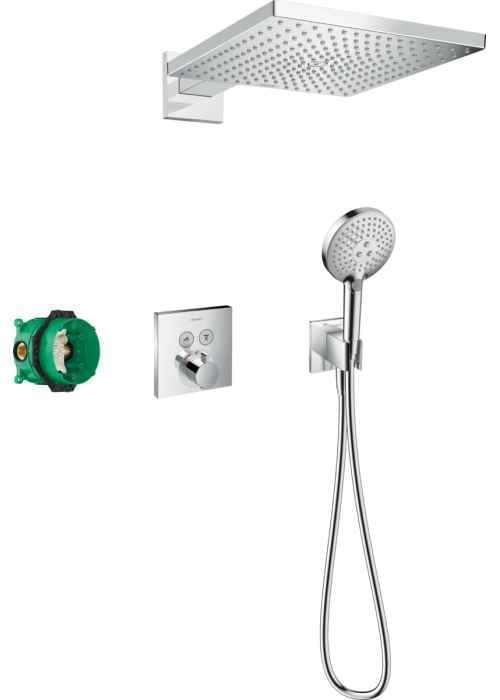 Душовий комплект Hansgrohe Raindance E 300 1jet ShowerSelect Square 6в1 27952000 хром