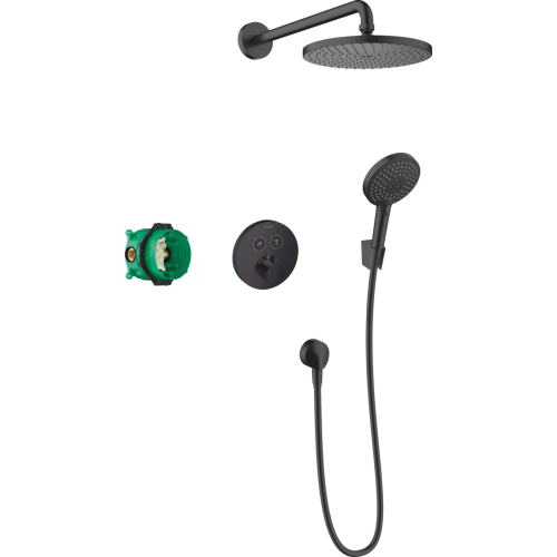 Душовий комплект Hansgrohe Raindance S 240 1jet ShowerSelect S 8 в1 Matt Black 27959670