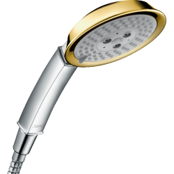 Ручной душ Hansgrohe Raindance Classic 100 3jet Chrome/Gold Optic 28548090