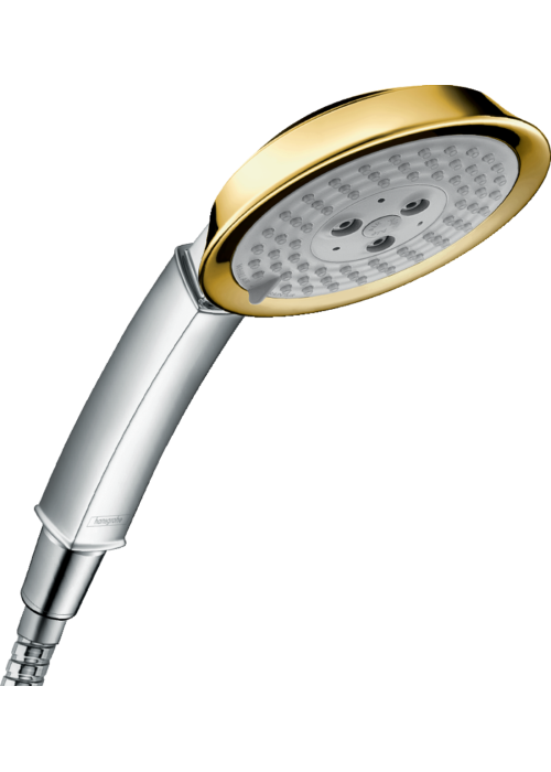 Ручной душ Hansgrohe Raindance Classic 100 3jet Chrome/Gold Optic 28548090